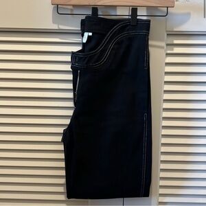 Eitan Broude - Black Squiggle Pants - Size 30